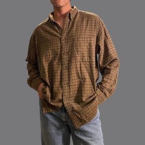 Brown Eddie Bauer flannel